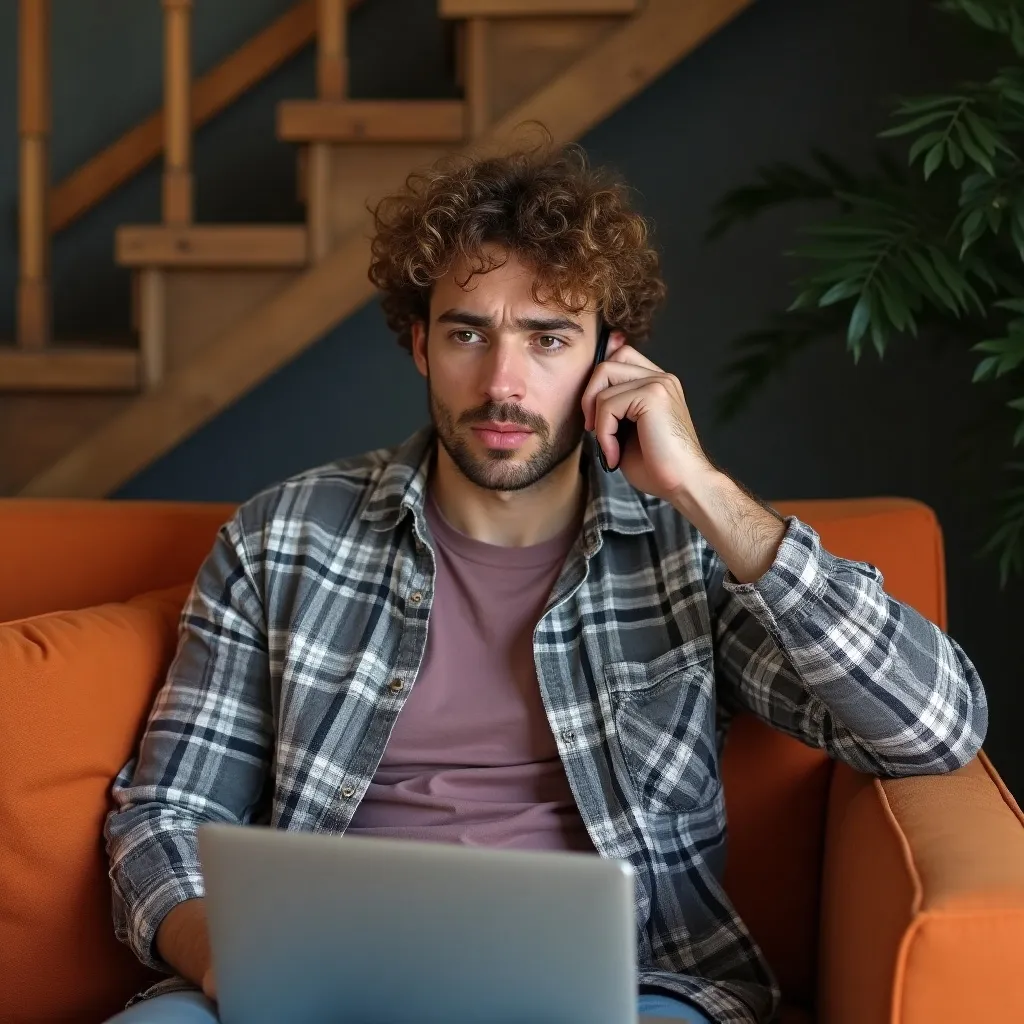 Professional AI receptionist interface showing call handling capabilities