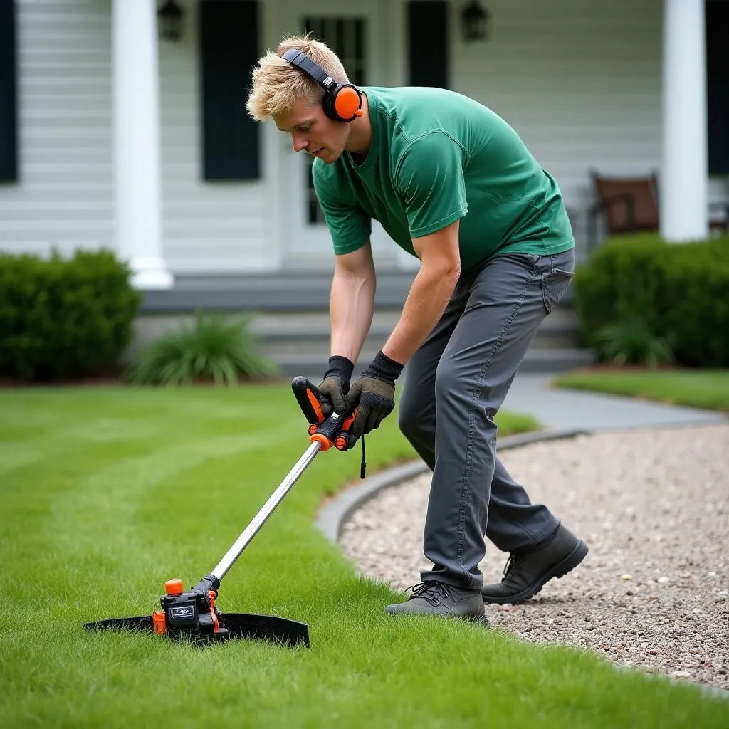 Landscaping services using AI answering service