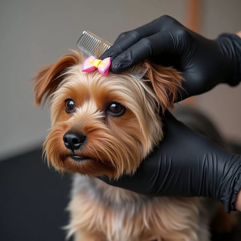 Pet grooming services using AI answering service