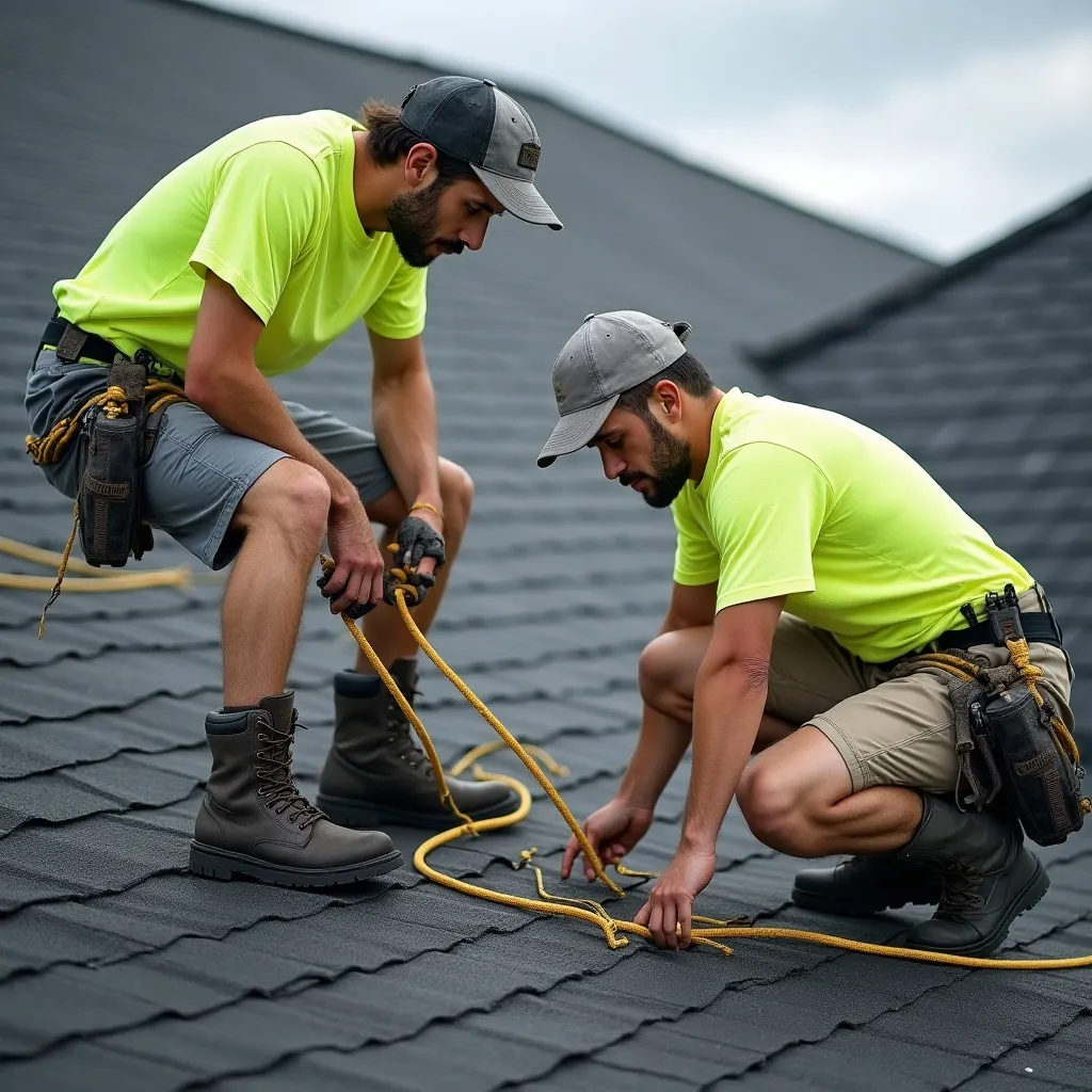 Roofing services using AI answering service